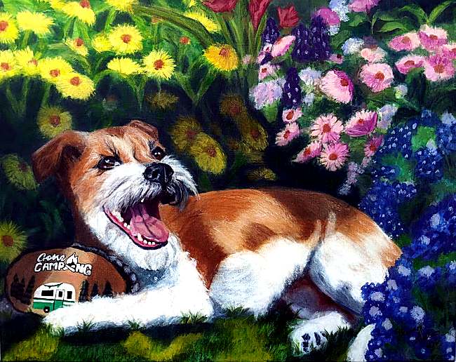 Rylee, acrylic on canvas