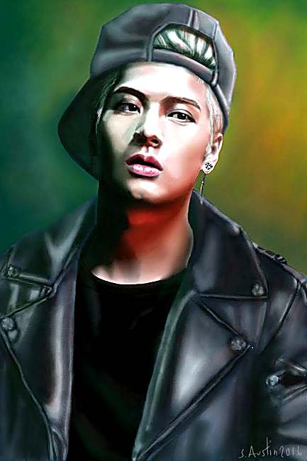 Portrait Study, digital painting